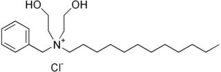 <span class="mw-page-title-main">Benzoxonium chloride</span> Chemical compound