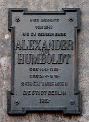 Alexander Von Humboldt: Werdegang und Wirken, Rezeptionsaspekte, Ehrungen