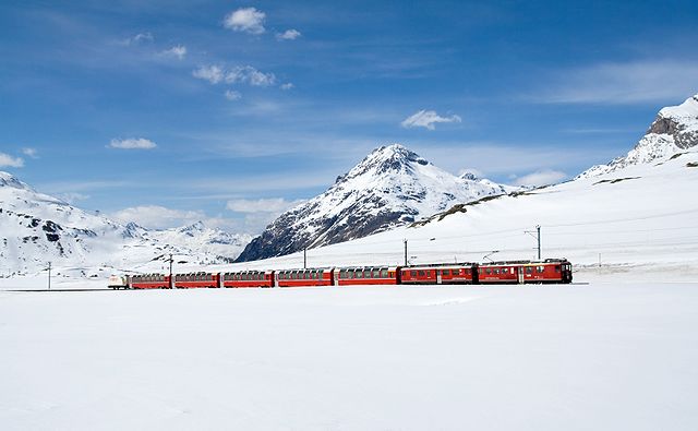 Lej Pitschen near Bernina Pass