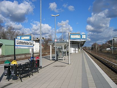 So kommt man zu Bahnhof Lichterfelde Süd mit den Öffentlichen - Mehr zum Ort Hier