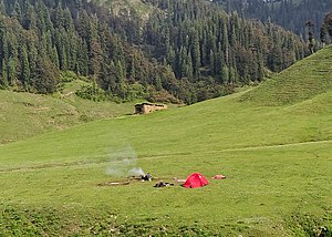 Bhal Padri ist eine natürliche Landschaft in Bhalessa