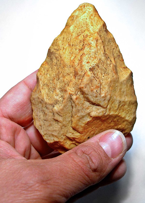 Typical Acheulean hand axe