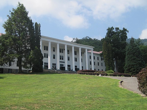 From 1933 to 1941, Black Mountain College was located at the YMCA Blue Ridge Assembly.