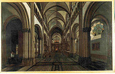 Interior de la catedral- Pintura del 1662