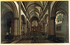 Interior de la catedral- Pintura del 1662