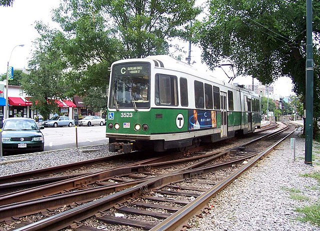 Boeing LRV on the C branch in 2005