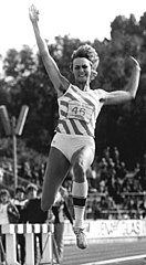 Silbermedaillengewinner Heike Drechsler