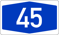 Logo der Bundesautobahn.
