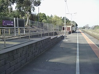 <span class="mw-page-title-main">Bunyip railway station</span> Railway station in Bunyip, Victoria, Australia