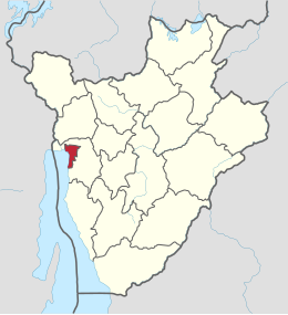 Bujumbura Mairie - Localisation