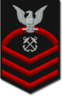 Rate insignia for a chief boatswain's mate