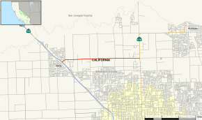 California State Route 219 Map.svg