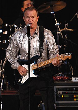 Campbell performing in Texas, January 25, 2004.