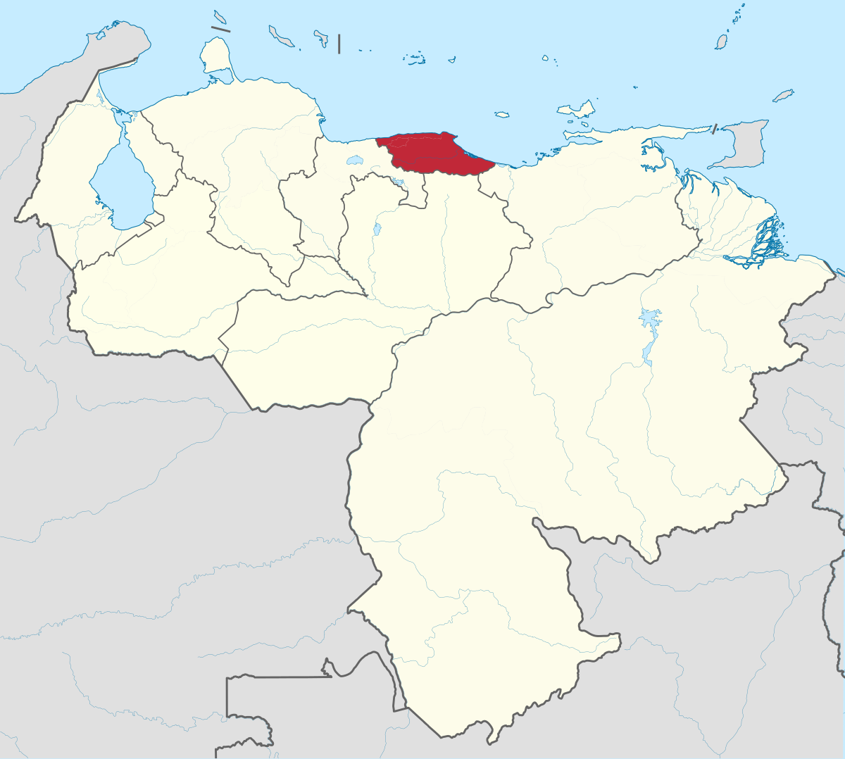 Capital Of Venezuela On Map Capital Region, Venezuela - Wikipedia