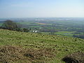 Looking south east from Caerphilly mountain.