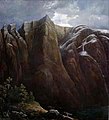 Carl Peter Lehmann - The Mountain Kallali in Lysefjorden - Kjerag i Lysefjorden - Nasjonalmuseet - NG.M.03281.jpg
