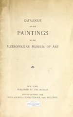 Thumbnail for File:Catalogue of the paintings in the Metropolitan museum of art (IA catalogueofpaint00metr 3).pdf