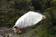 Outlet works at Cataract Dam