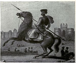 A Mughal trooper, late-Mughal Empire