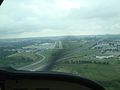 Cessna 172 approaching Buttonville Airport Runway 15 for a touch-and-go