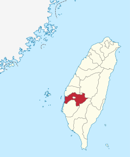 Kaart van Chiayi (Xiàn)