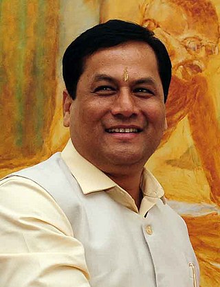 <span class="mw-page-title-main">Sarbananda Sonowal</span> 14th Chief Minister of Assam