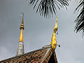 Chofa of Ubosot, Wat Phra Singh, Chiang Mai (Lanna art Chofa)