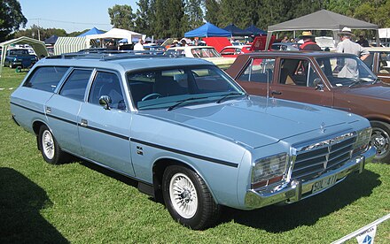Chrysler CM Regal Wagon. Production of CM series Valiants and Regals was continued by Mitsubishi after its takeover of Chrysler Australia