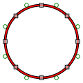 Les tracés TrueType utilisent des courbes de Bézier quadratiques.