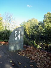 Memorial at the site of the crash, 2012 Clapham Junction Memorial 2.JPG