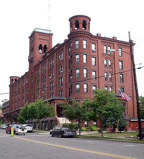 Clifton Springs Sanitarium building in New York, United States