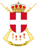 Escudo del Regimiento de Infantería "Saboya" n.º 6 (RI-6) Estandarizado