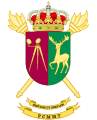 Coat of arms of the Signal Equipment Maintenance Park and Center (Spanish Army)
