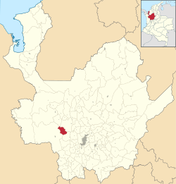 Caicedo ubicada en Antioquia