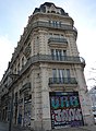 Facade du bâtiment Art Nouveau au 2 boulevard Gambetta à Grenoble.