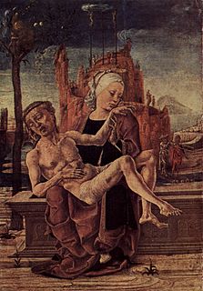 <i>Pietà</i> (Cosmè Tura) c. 1460 painting by Cosimo Tura