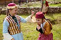 Crimean tatar children playing the games