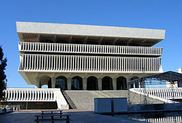 Cultural Education Center, viewed from the plaza