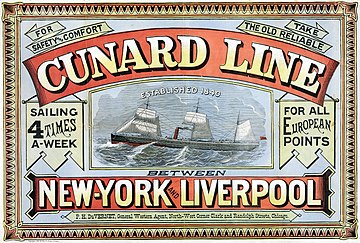 Cunard Line, 1875