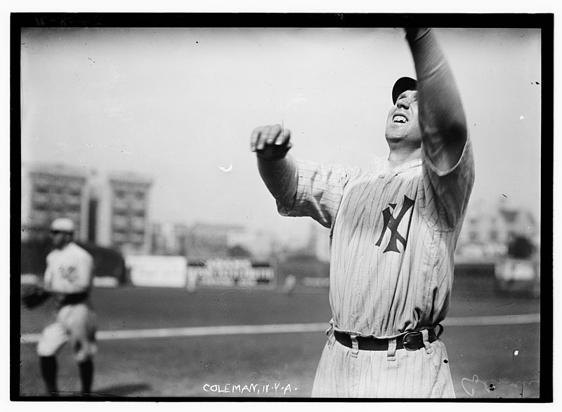 File:Curt Coleman, New York AL, at Hilltop Park, NY (baseball) LCCN2014690737.jpg