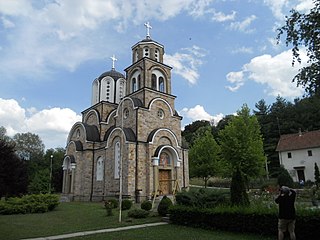 Cvetanovac Village in Kolubara, Serbia