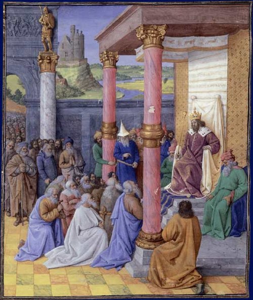 The Bible recounts Cyrus's liberation of the Israelites held captive in Babylon, allowing them to resettle and rebuild Jerusalem