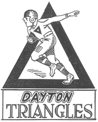 <span class="mw-page-title-main">Dayton Triangles</span> American football team in Dayton, Ohio, USA