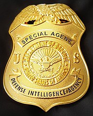 Defense Intelligence Agency Special Agent Badge