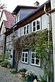 Half-timbered eaves house