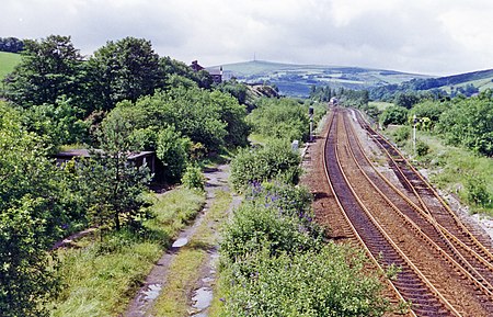 Diggle station site geograph 3411680 by Ben Brooksbank