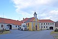 English: Chapel in Dolní Chrášťany, Prachatice District, the Czech Republic. Čeština: Kaple v Dolních Chrášťanech, okres Prachatice.