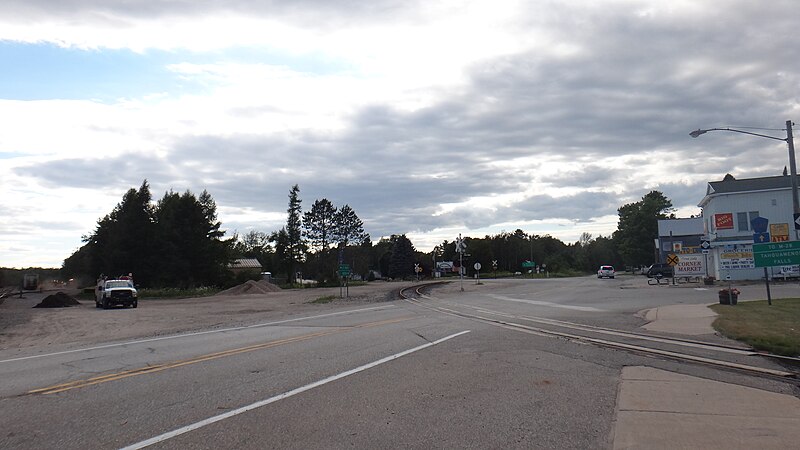 File:Downtown Trout Lake Township,Michigan.JPG