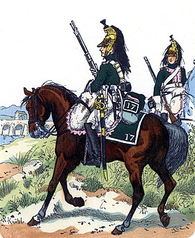 Illustrasjonsbilde av seksjon 17th dragon regiment
