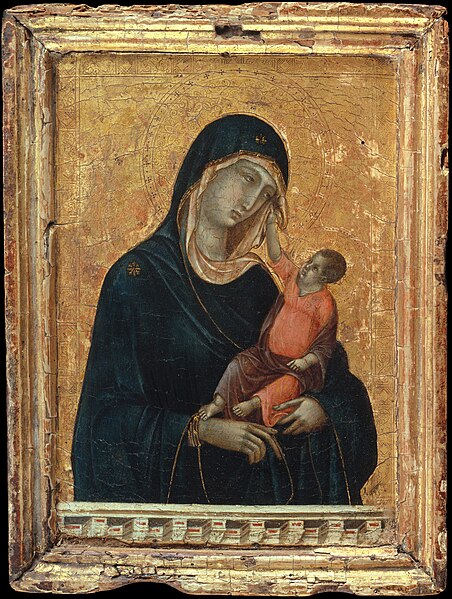 Fichier:Duccio Di Buoninsegna - Madonna col Bambino.jpg